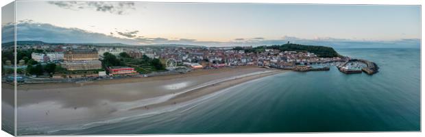 Scarboroughs South Bay Promenade Canvas Print by Apollo Aerial Photography