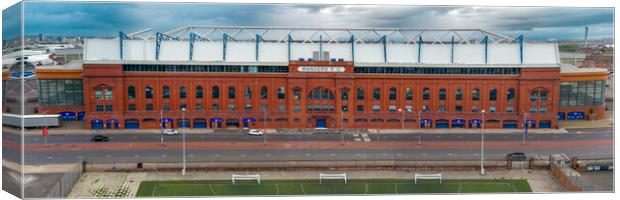 Rangers FC Ibrox Stadium Canvas Print by Apollo Aerial Photography