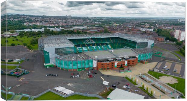 Glasgow Celtic  Canvas Print by Apollo Aerial Photography