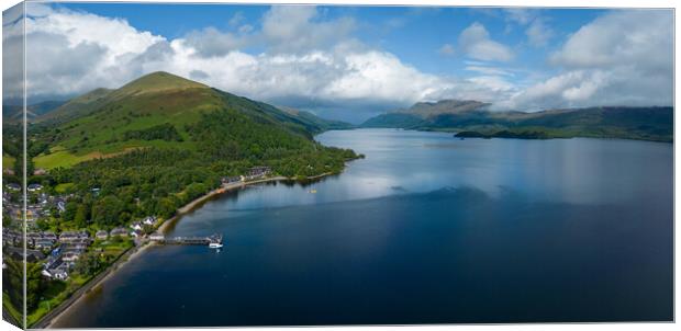 Loch Lomond Views Canvas Print by Apollo Aerial Photography