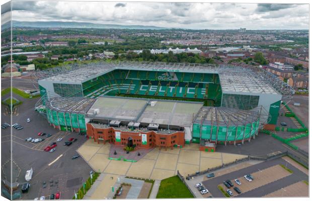 Celtic Park Canvas Print by Apollo Aerial Photography