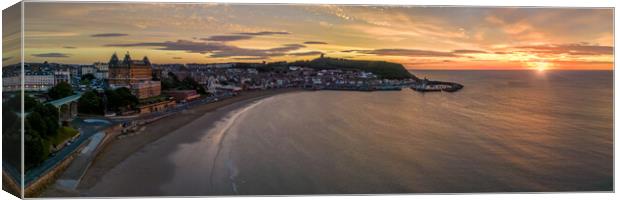 Scarborough Sunrise Canvas Print by Apollo Aerial Photography