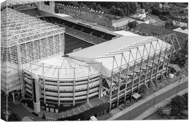 St James Park Black and White Canvas Print by Apollo Aerial Photography