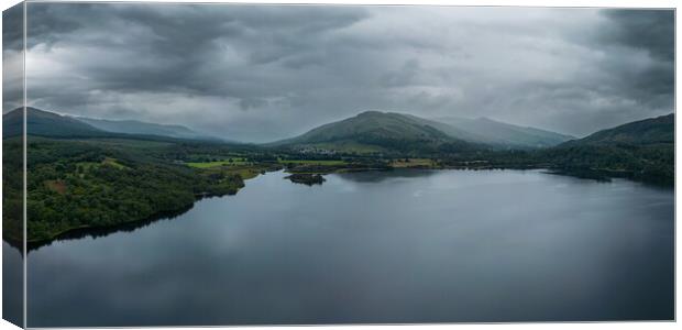 Loch Tay Canvas Print by Apollo Aerial Photography