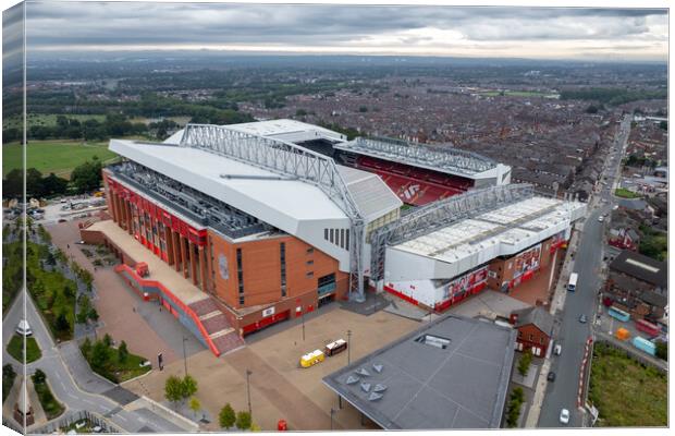Anfield Canvas Print by Apollo Aerial Photography