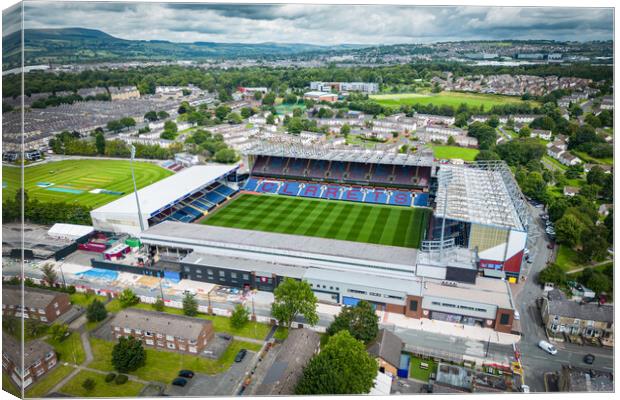 Turf Moor Canvas Print by Apollo Aerial Photography