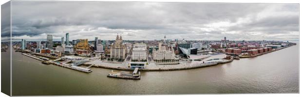 Liverpool Waterfront Canvas Print by Apollo Aerial Photography