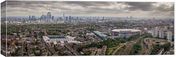 North London History Canvas Print by Apollo Aerial Photography