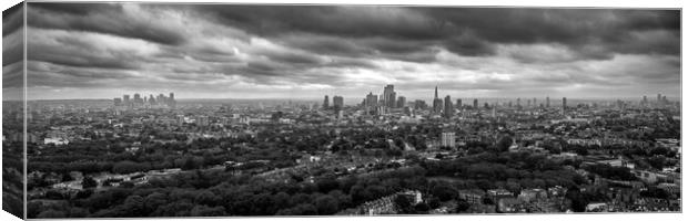 London City Skyline Canvas Print by Apollo Aerial Photography