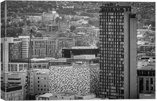 Sheffield Landmarks Canvas Print by Apollo Aerial Photography