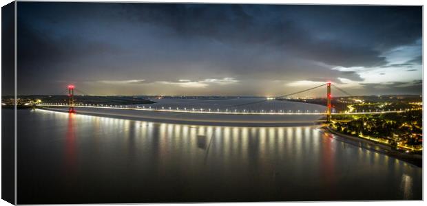 The Humber Bridge Canvas Print by Apollo Aerial Photography