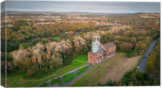 Barnsley Main Colliery Aerial View Canvas Print by Apollo Aerial Photography