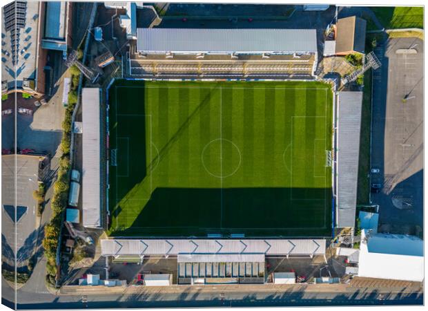 Hartlepool United Canvas Print by Apollo Aerial Photography