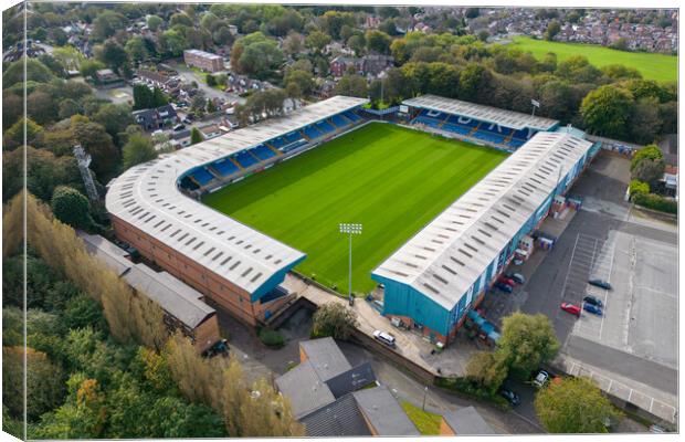 Gigg Lane Bury AFC Canvas Print by Apollo Aerial Photography