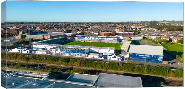 Victoria Park Stadium Canvas Print by Apollo Aerial Photography