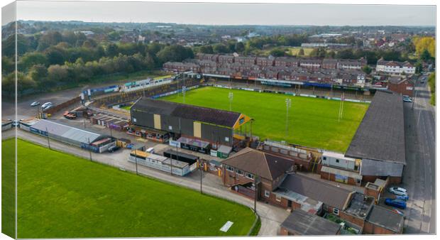 The Castleford Tigers Canvas Print by Apollo Aerial Photography