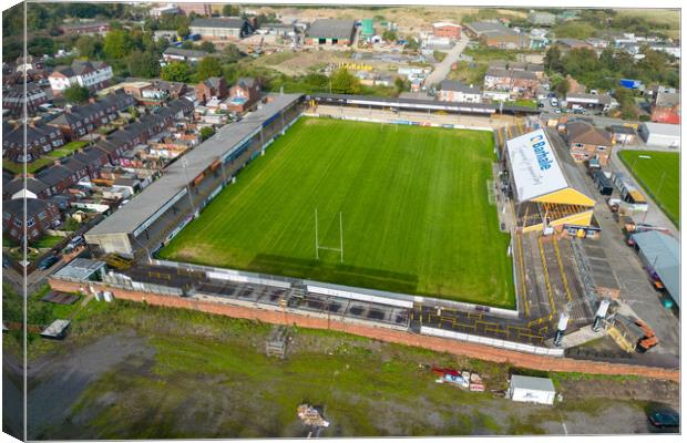 Castleford Jungle Canvas Print by Apollo Aerial Photography