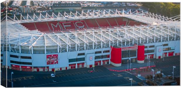 Middlesbrough FC Canvas Print by Apollo Aerial Photography