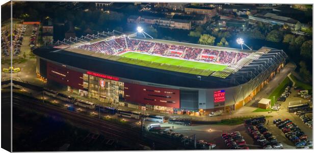 The New York Stadium Canvas Print by Apollo Aerial Photography
