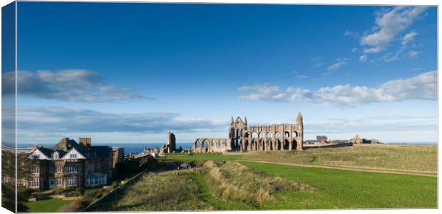 Whitby Abbey Canvas Print by Apollo Aerial Photography