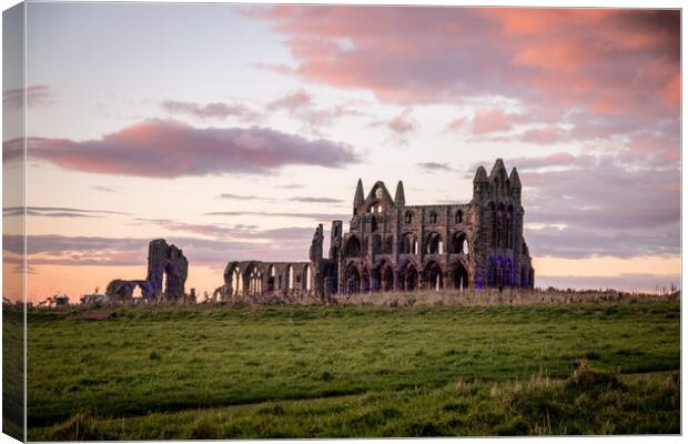 Whitby Abbey Canvas Print by Apollo Aerial Photography