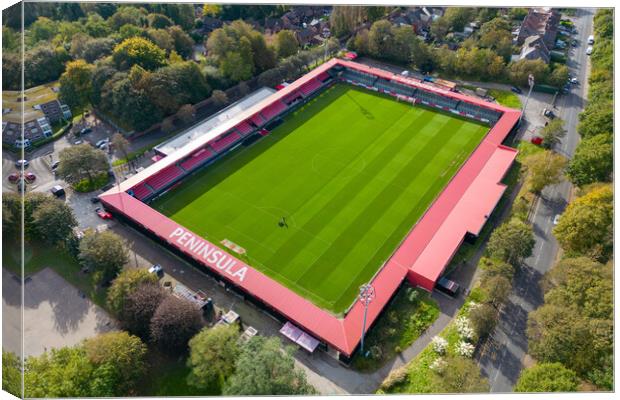 The Peninsula Stadium Canvas Print by Apollo Aerial Photography