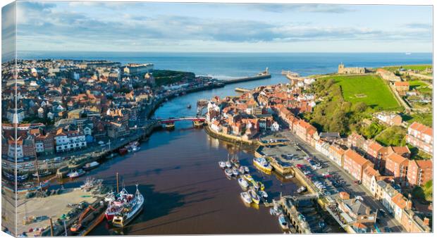 Whitby Views Canvas Print by Apollo Aerial Photography