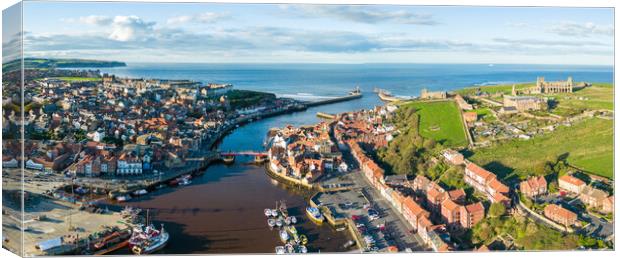 Whitby view Canvas Print by Apollo Aerial Photography