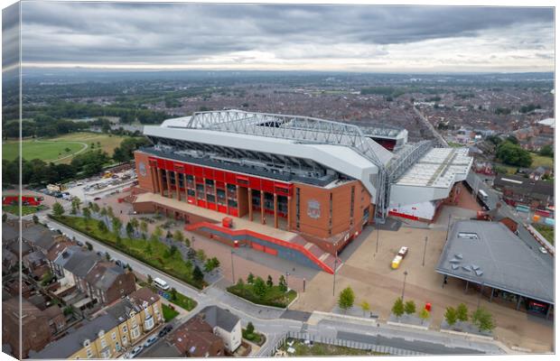 Liverpool Football Club  Canvas Print by Apollo Aerial Photography