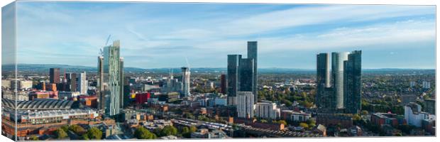 Manchester Deansgate Canvas Print by Apollo Aerial Photography