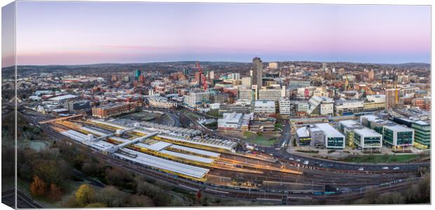 Sheffield skyline Panorama Canvas Print by Apollo Aerial Photography