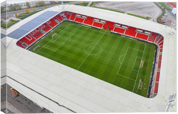 The Ecopower Stadium Canvas Print by Apollo Aerial Photography