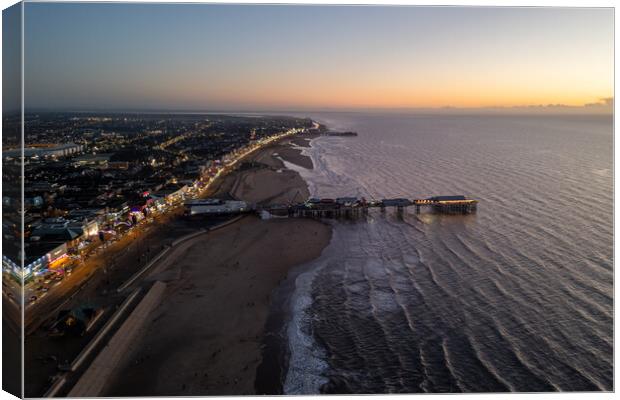 Blackpools  Seascape Canvas Print by Apollo Aerial Photography