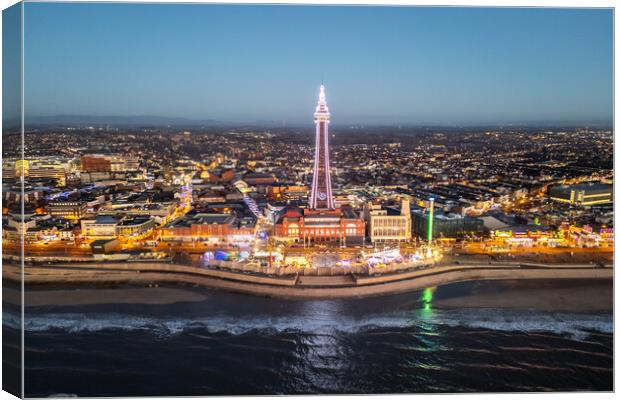 The Heart of Blackpool Canvas Print by Apollo Aerial Photography