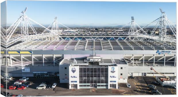 Deepdale Stadium Canvas Print by Apollo Aerial Photography