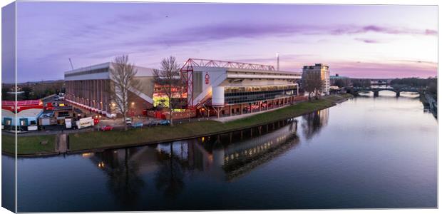 The City Ground Canvas Print by Apollo Aerial Photography