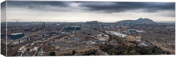 Edinburgh Skyline Canvas Print by Apollo Aerial Photography