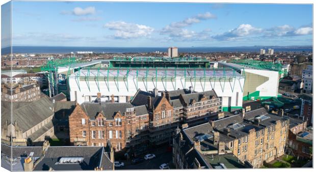 Easter Road Canvas Print by Apollo Aerial Photography