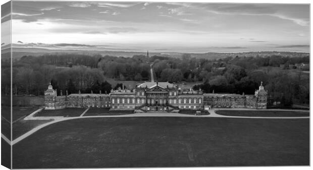 Wentworth Woodhouse Canvas Print by Apollo Aerial Photography