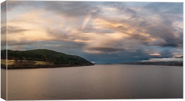Loch Ness Storm Canvas Print by Apollo Aerial Photography