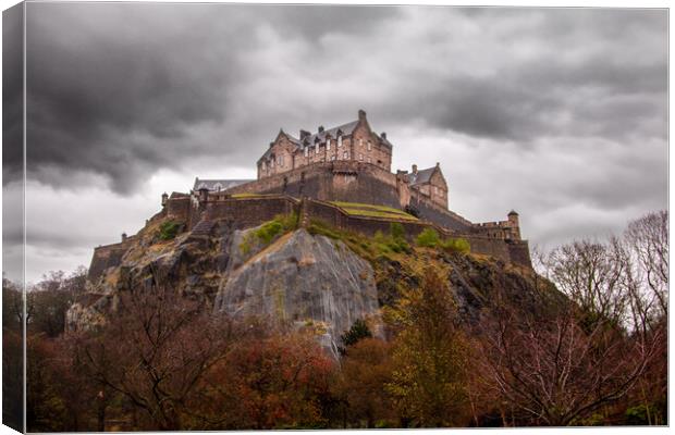 Edinburgh Castle Canvas Print by Apollo Aerial Photography