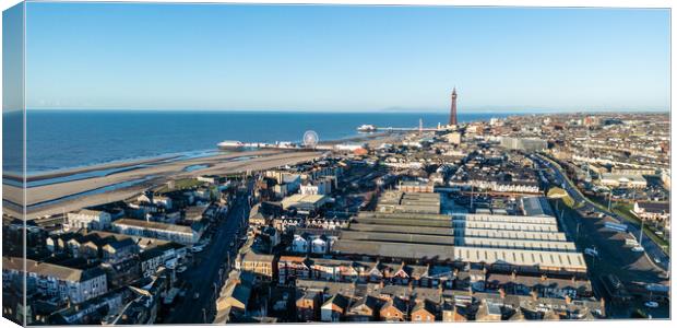 Blackpool Canvas Print by Apollo Aerial Photography
