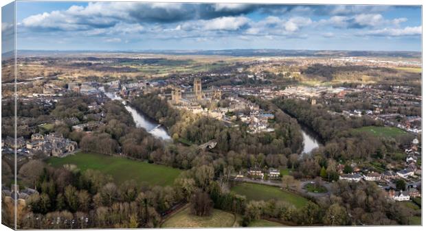 Durham Cathedral Canvas Print by Apollo Aerial Photography