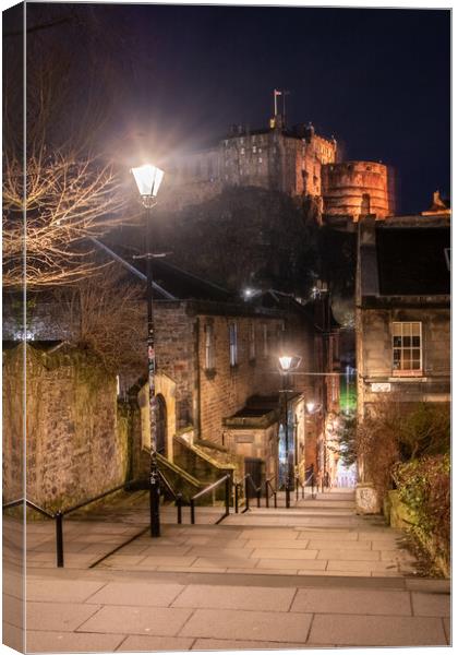 The Vennel Edinburgh Canvas Print by Apollo Aerial Photography