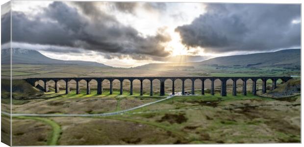 Ribblehead Viaduct Canvas Print by Apollo Aerial Photography