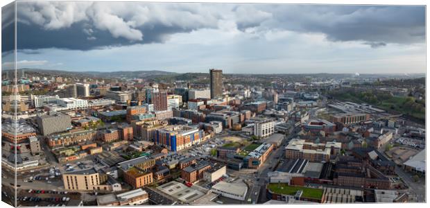 Sheffield Canvas Print by Apollo Aerial Photography