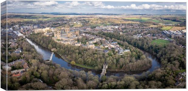 Durham Cathedral Canvas Print by Apollo Aerial Photography