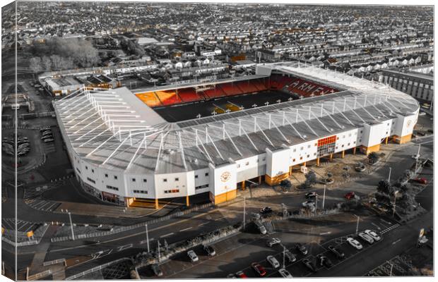Bloomfield Road Canvas Print by Apollo Aerial Photography