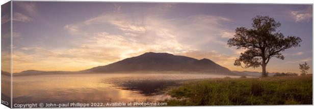 Skiddaw Dawn Canvas Print by John-paul Phillippe