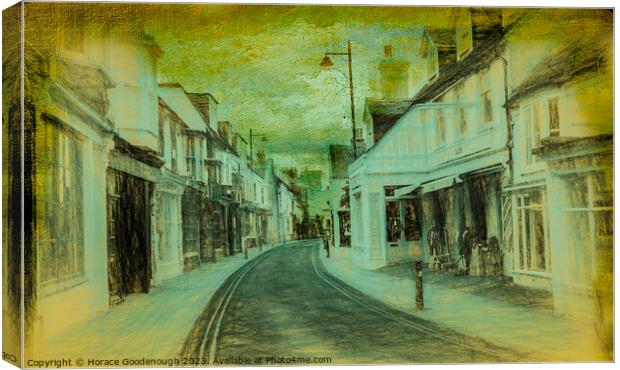 Harbour Street Canvas Print by Horace Goodenough